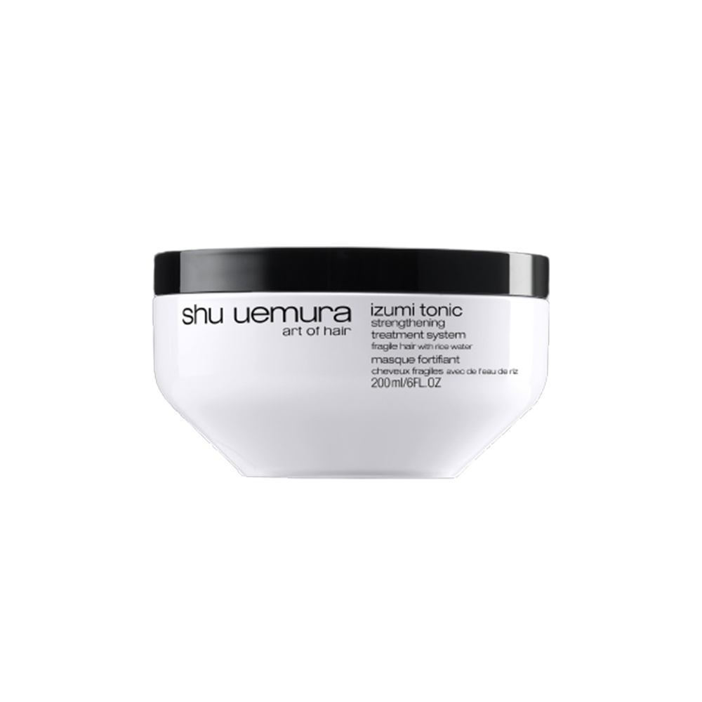 shu uemura art of hair masque pour cheveux fragiles infusé à l'eau de riz Masque