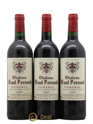 Château Haut Ferrand  2000 - Lot de 3 Bouteilles