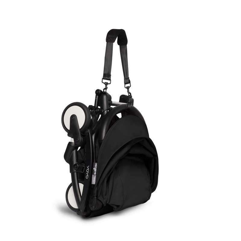 Poussette Yoyo2 4 roues châssis noir assise 6+ noir Babyzen
