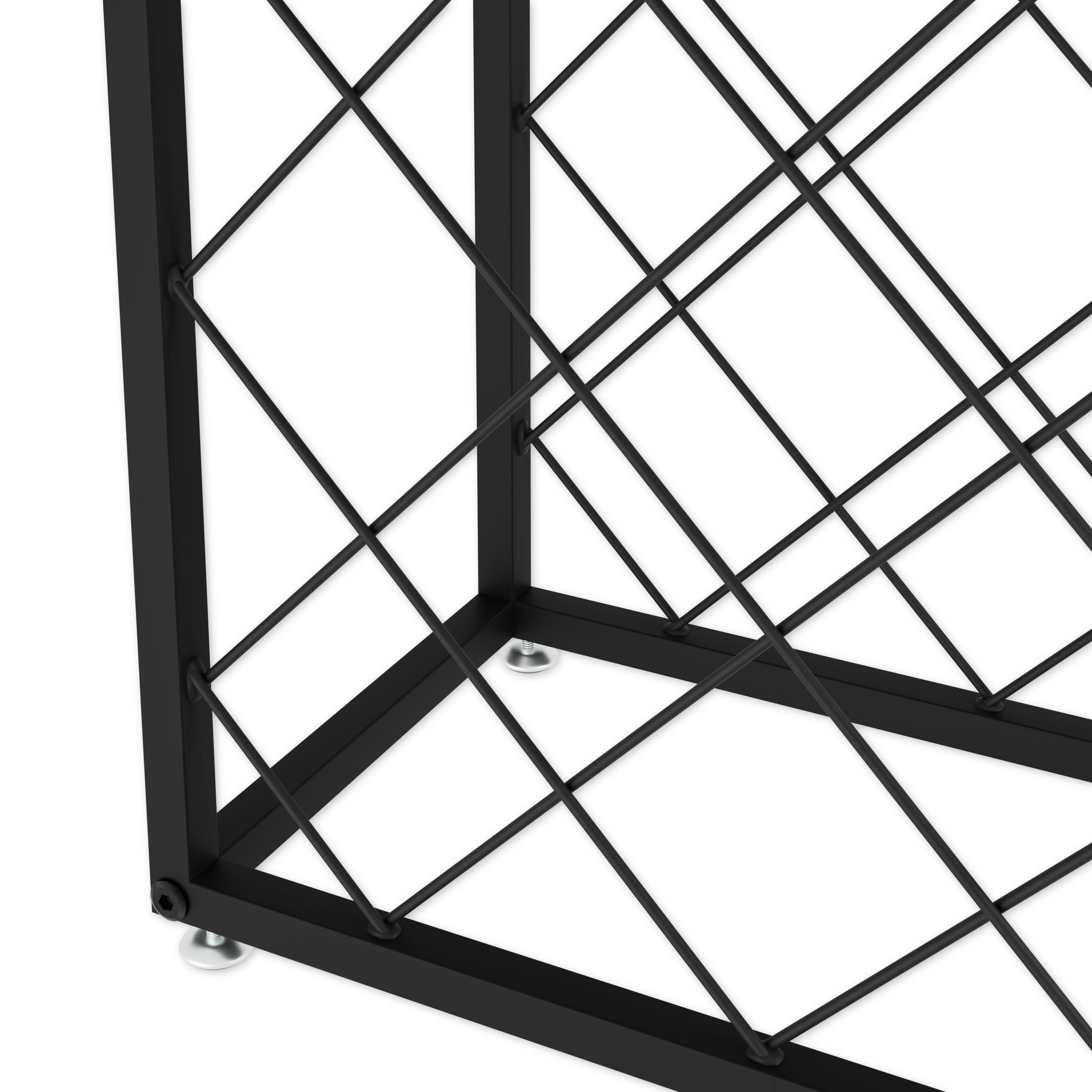 Lenmar Weinregal Weinregal aus Metall,Flaschenregal, Regale, Flaschenhalter LOFT 1-25