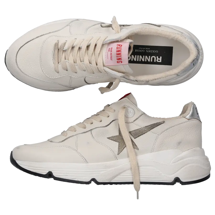 Golden Goose - Sneaker low RUNNING Kalbsleder - weiß