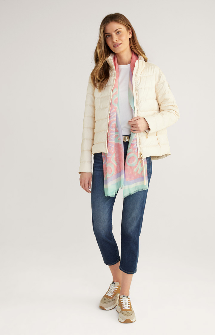 Steppjacke in Hellbeige