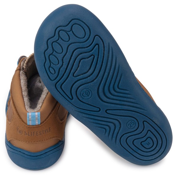 bLifestyle ~ Wolf MidCut Schnürschuh Warm Vegan ~ Haselnuss