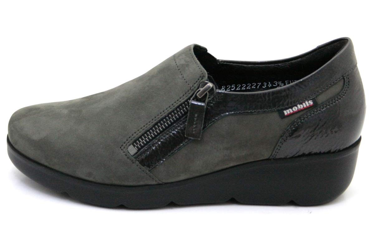 MEPHISTO Sportliche Slipper weiss Garence  Grey  6903