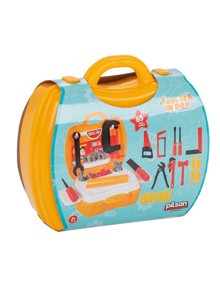 Pilsan Kinder Werkzeugkoffer 03367 in gelb günstig kaufen onesize