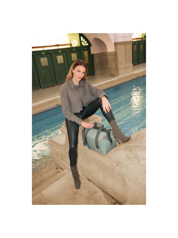 Reisenthel travelling allrounder M - Reisetasche 40 cm (twist blush) in twist sage günstig kaufen onesize