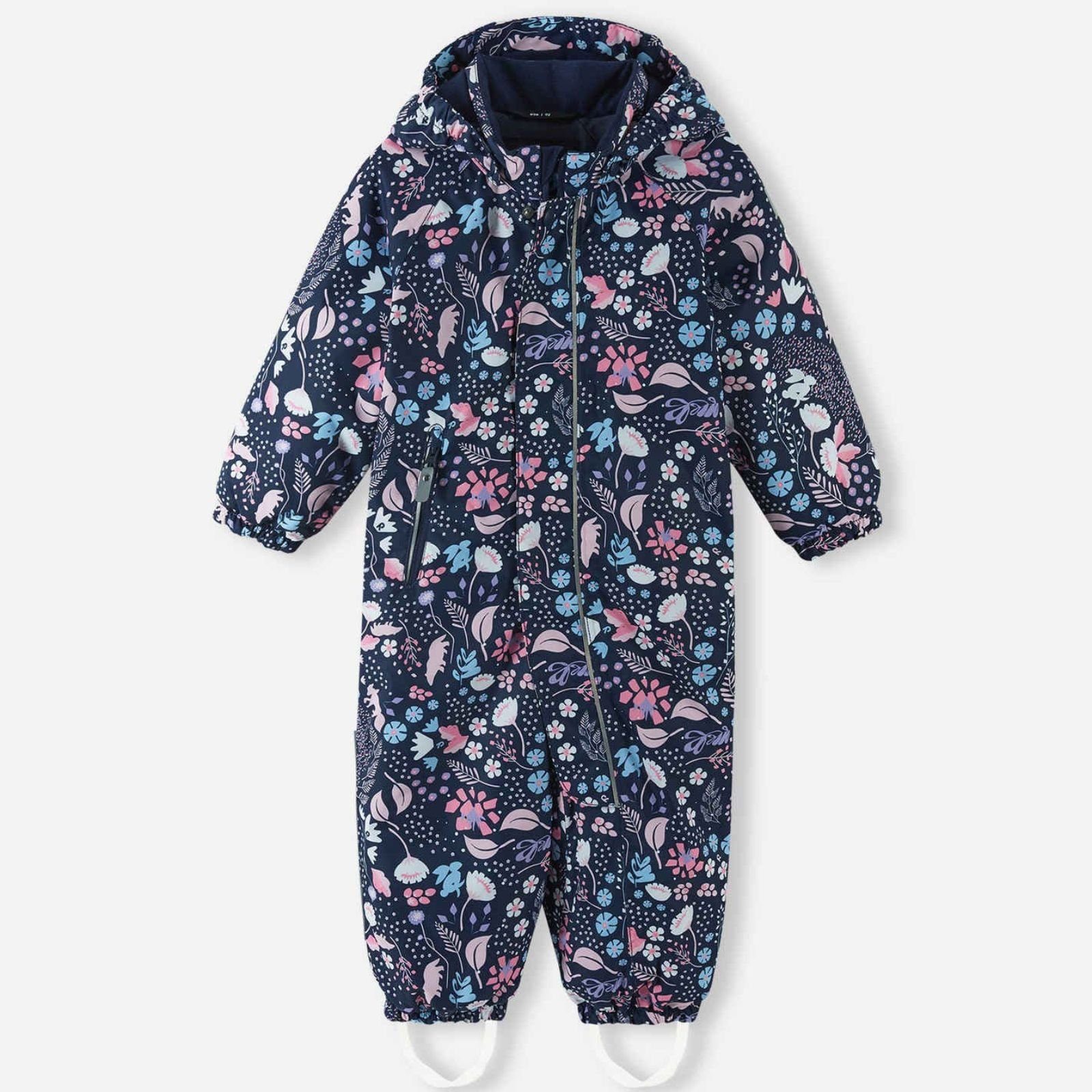 reima Schneeoverall Reima Puhuri Navy Rose Schneeanzug Overall Winteranzug Kinder Overall
