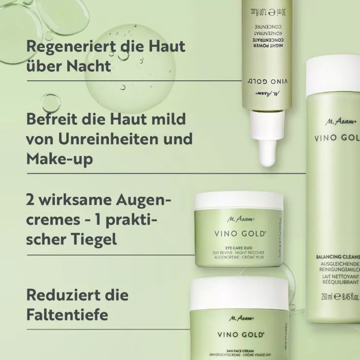 VINO GOLD Anti-Aging Pflegeroutine 4-teilig