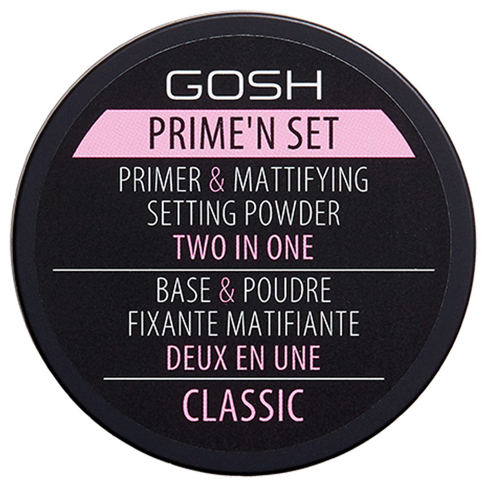 gosh copenhagen Prime'n Set Powder Classic Base et poudre 2 en 1 matifiante et fixante