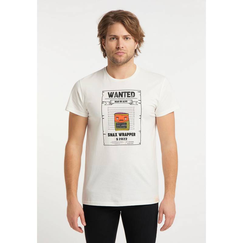 SOMWR T-Shirt With Snax Wrapper Print T-Shirt Herren