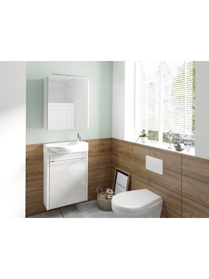 byLiving Spiegelschrank SPREE in weiß - (B) 50 x (H) 60 x (T) 20 cm günstig kaufen onesize