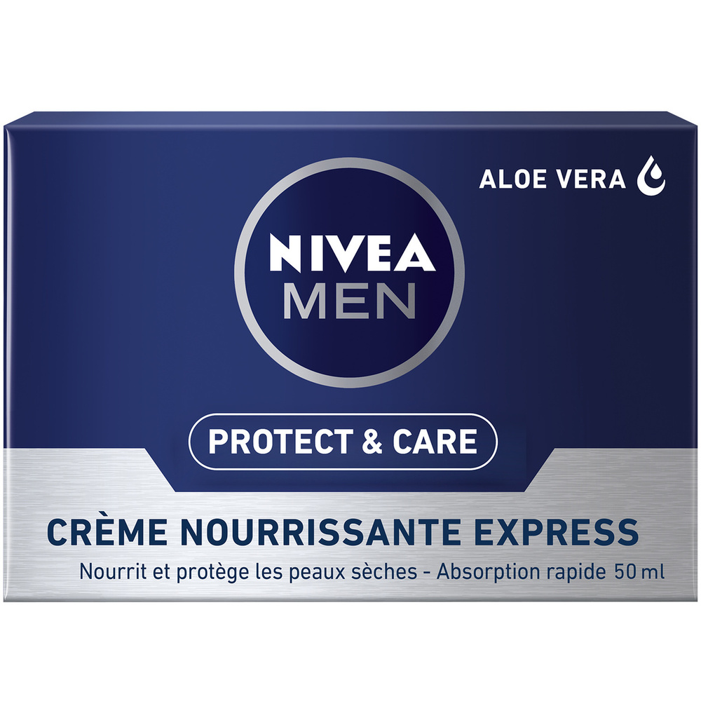 nivea PROTECT&CARE - Crème nourrissante express Aloe Vera Crème soin visage homme