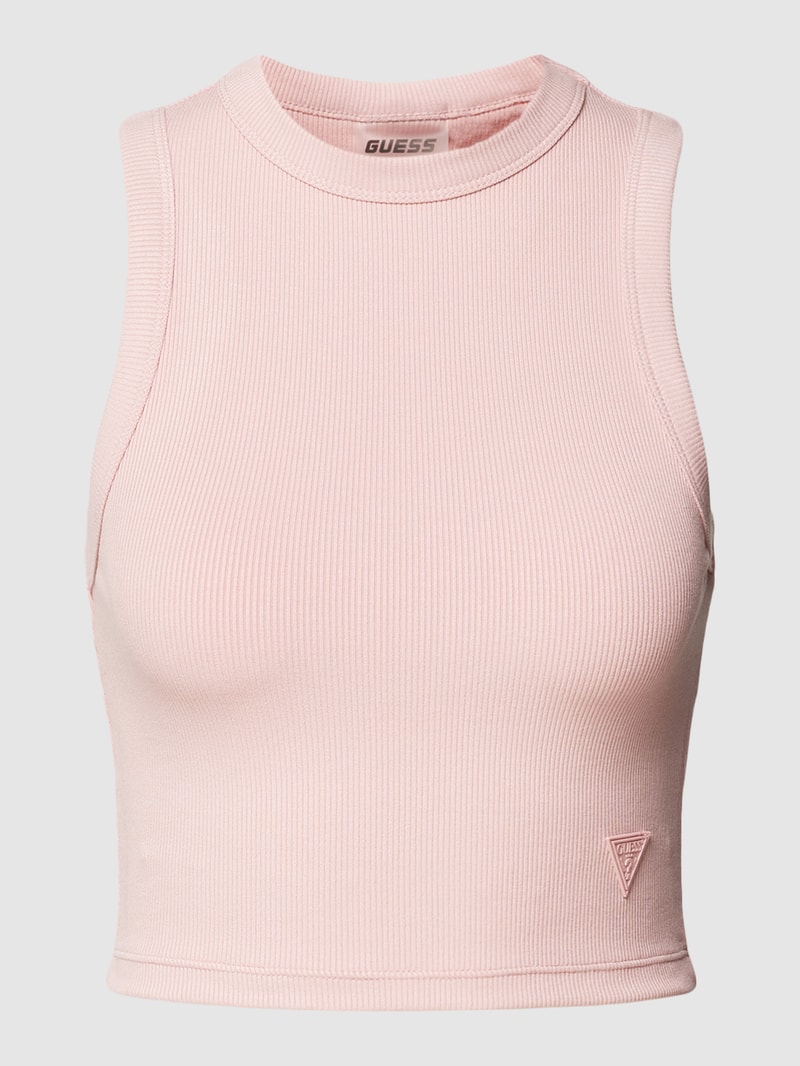 Tanktop mit Feinripp Modell 'EDIE' in violett