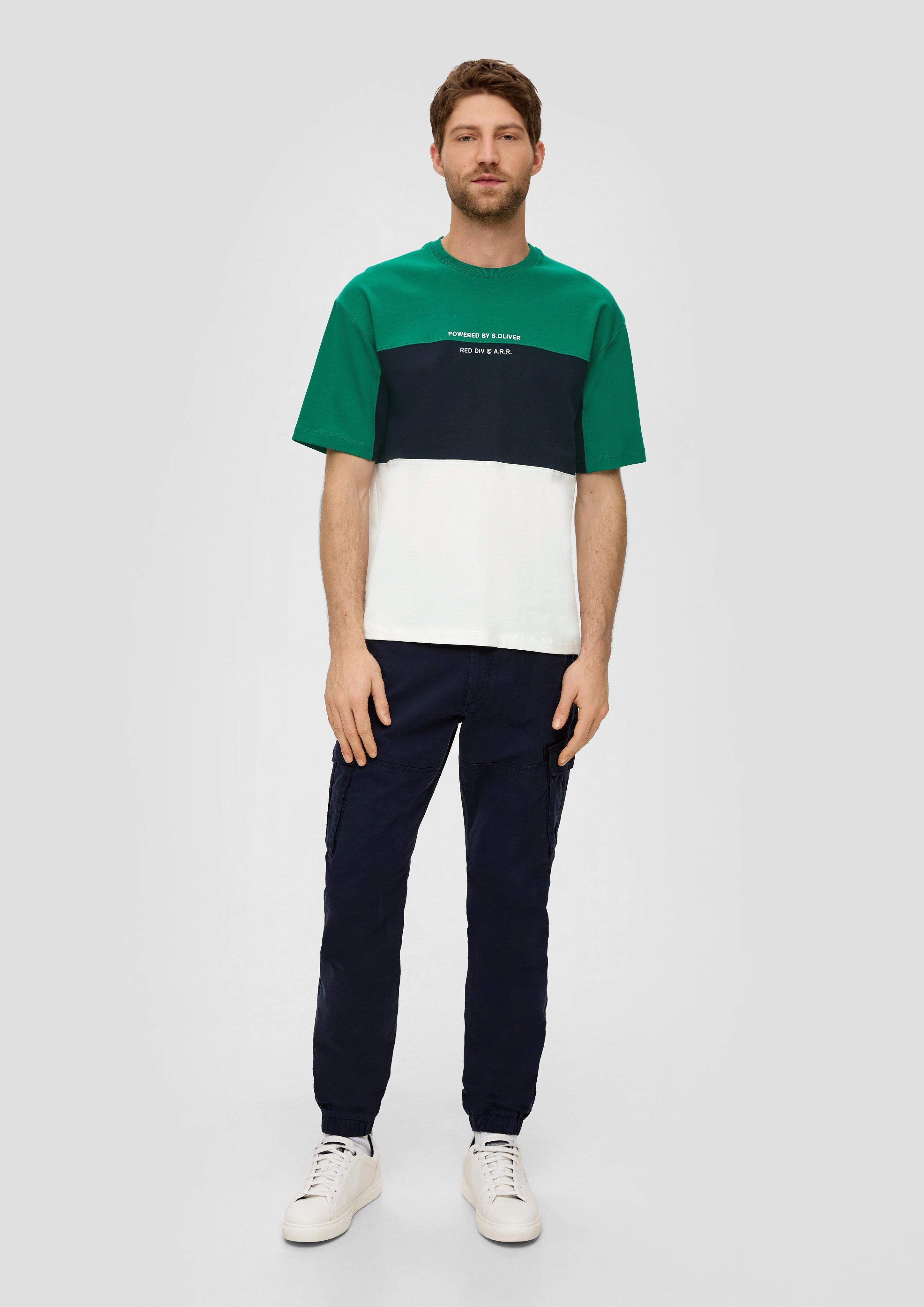 Baumwollshirt im Colour Blocking-Style  2141477-76G1