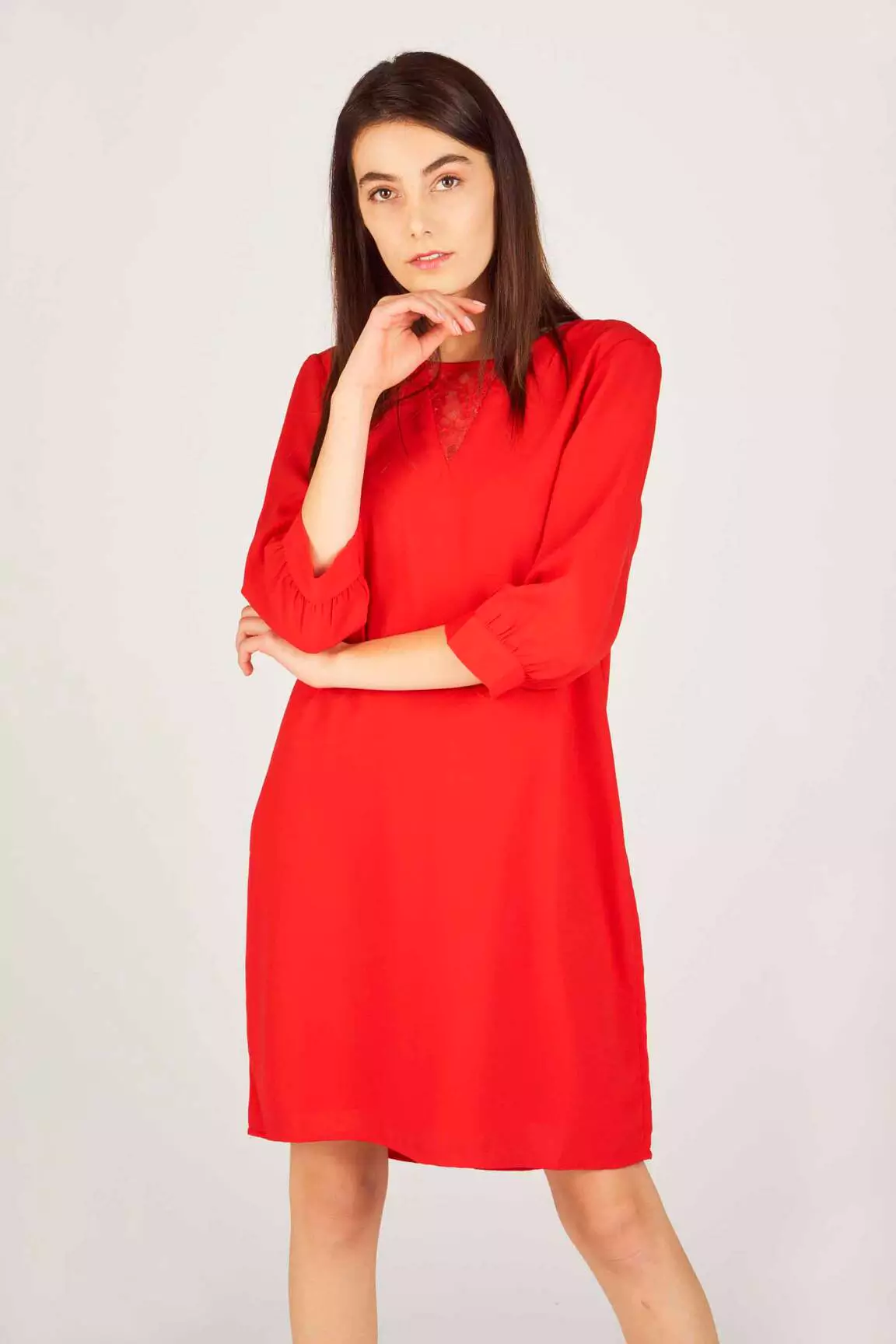 Vero Moda Robes Courtes Femme couleur rouge