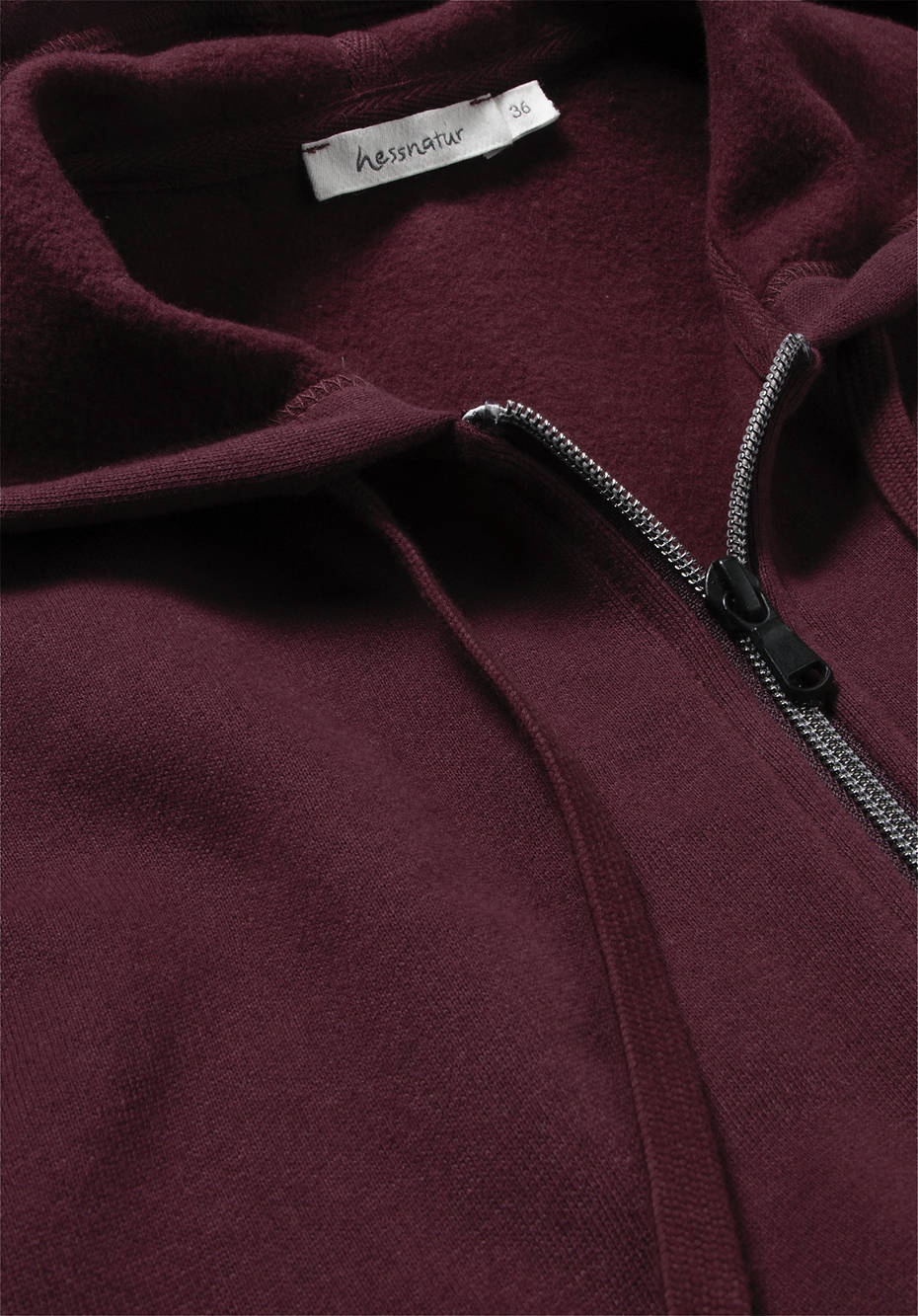 Sweatjacke aus reiner Bio-Baumwolle