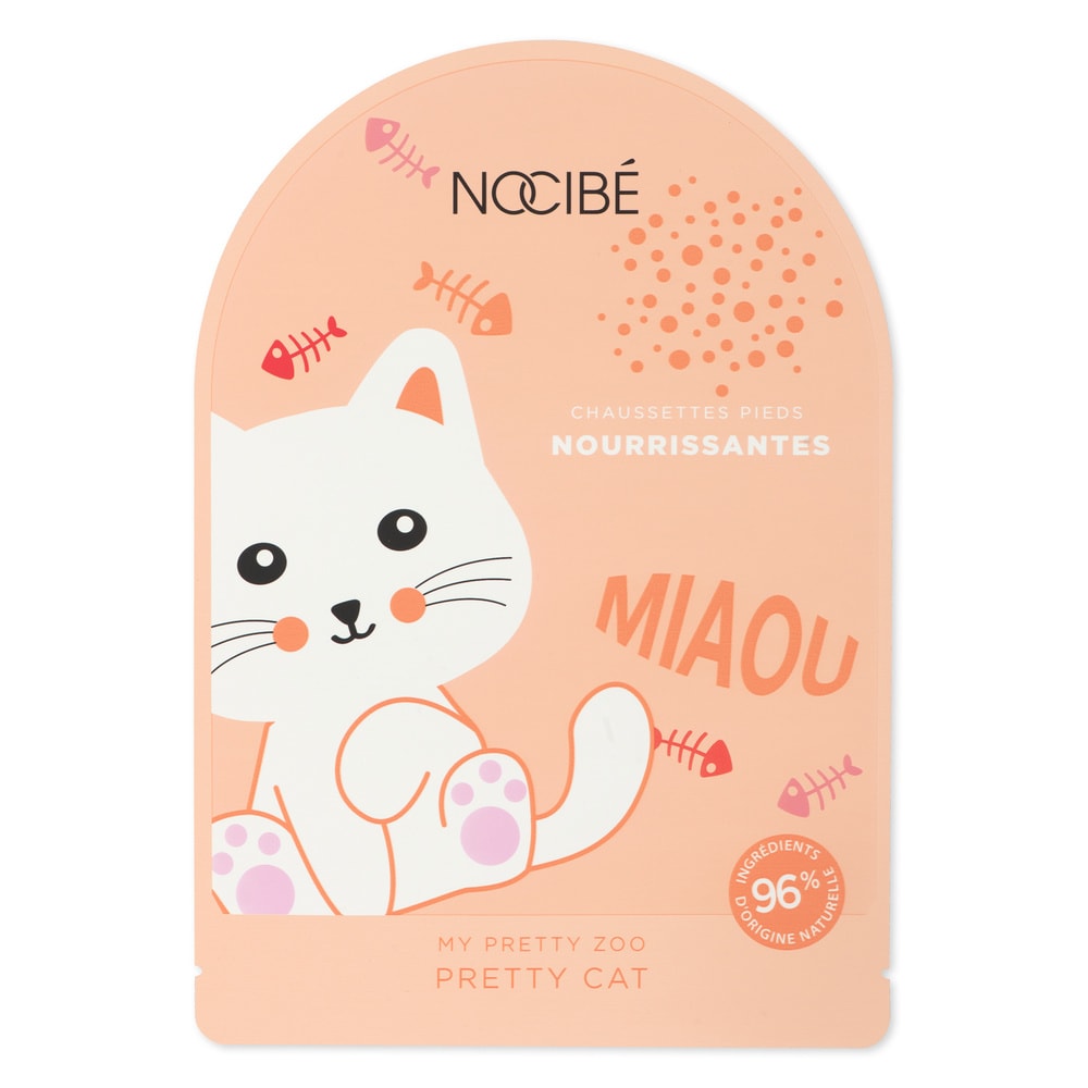 Nocibé My Pretty Zoo - Chat Chaussettes Pieds Nourrissantes