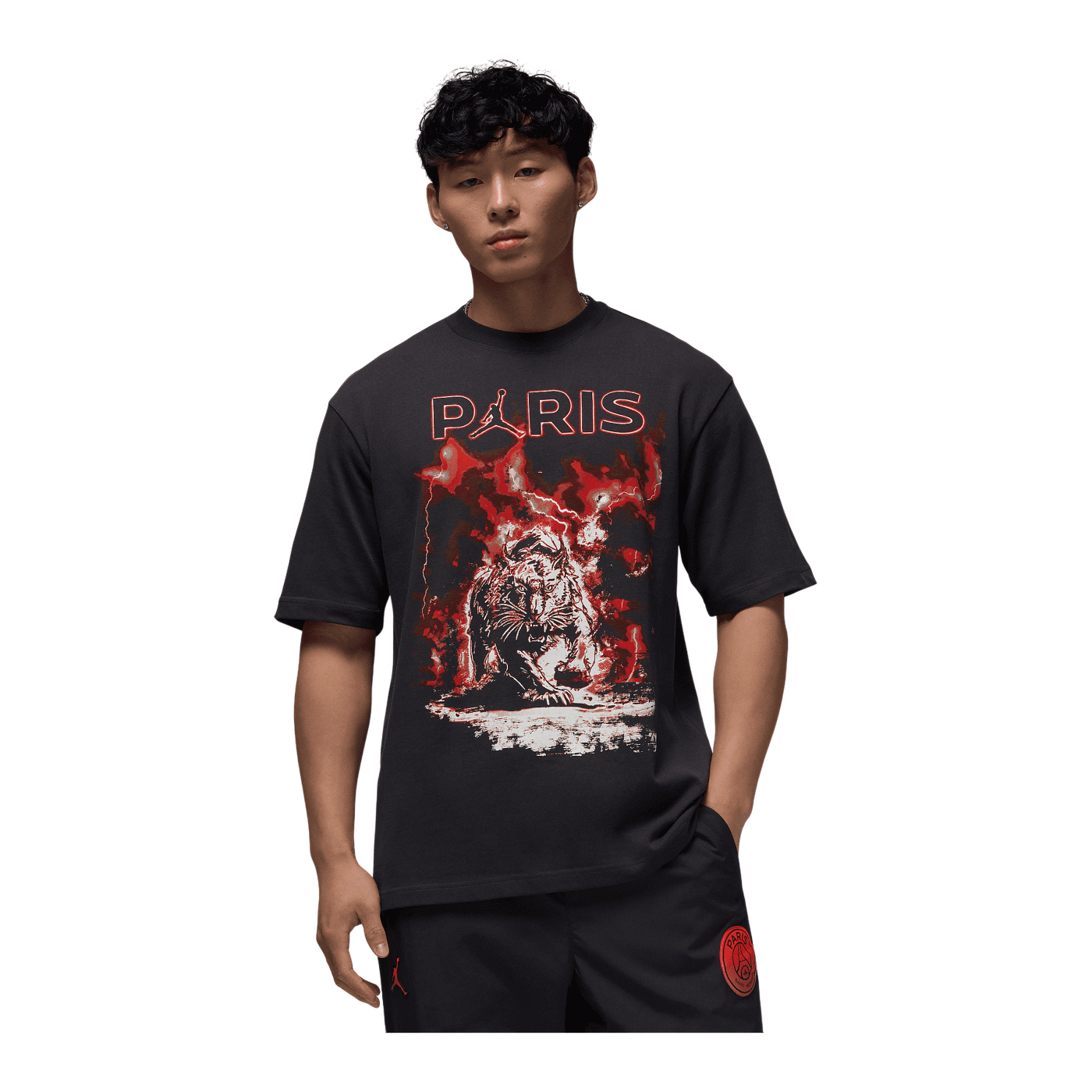 Jordan Paris St. Germain Graphic T-Shirt Schwarz F045