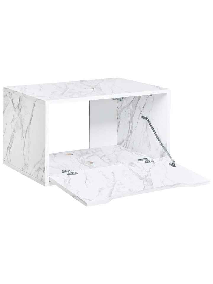 Beliani Waschbeckenunterschrank PETROLINA in Weiß - (W) 60 x (H) 33 x (L) 39 cm günstig kaufen onesize
