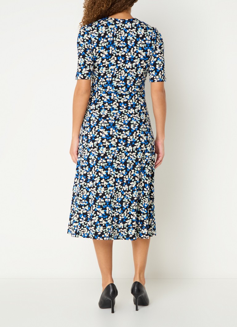Abito midi Frankie in jersey con stampa floreale di Hobbs