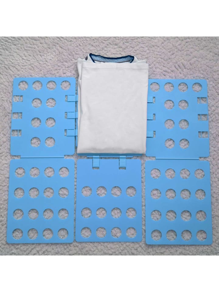 Intirilife Faltbrett Kleiderfalthilfe in Blau günstig kaufen onesize