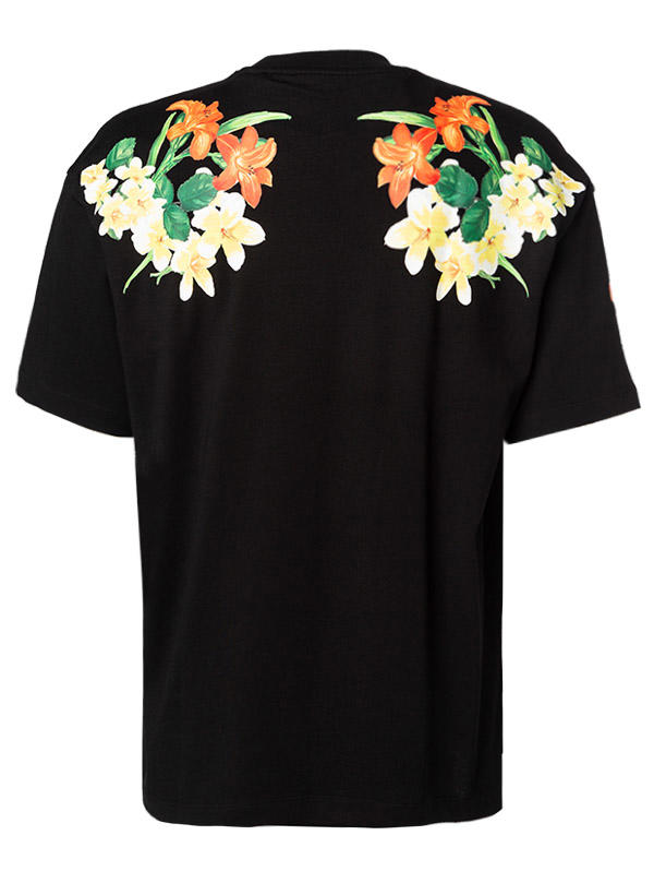 HUGO, T-Shirt, Baumwolle, schwarz