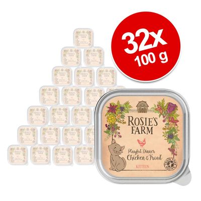 Sparpaket Rosie's Farm Kitten 32 x 100 g