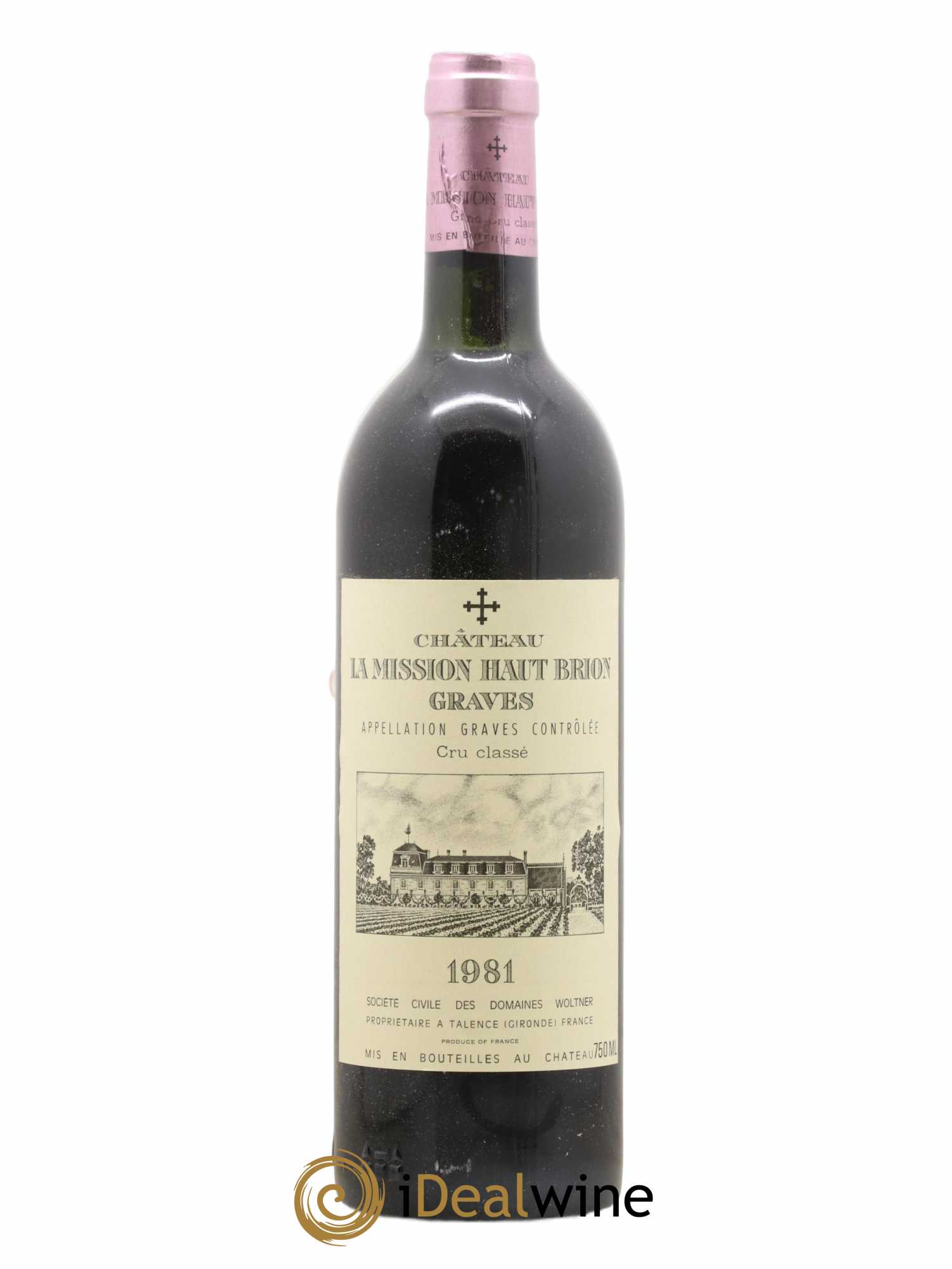 Château La Mission Haut-Brion Cru Classé de Graves  1981 - Lot de 1 Bouteille