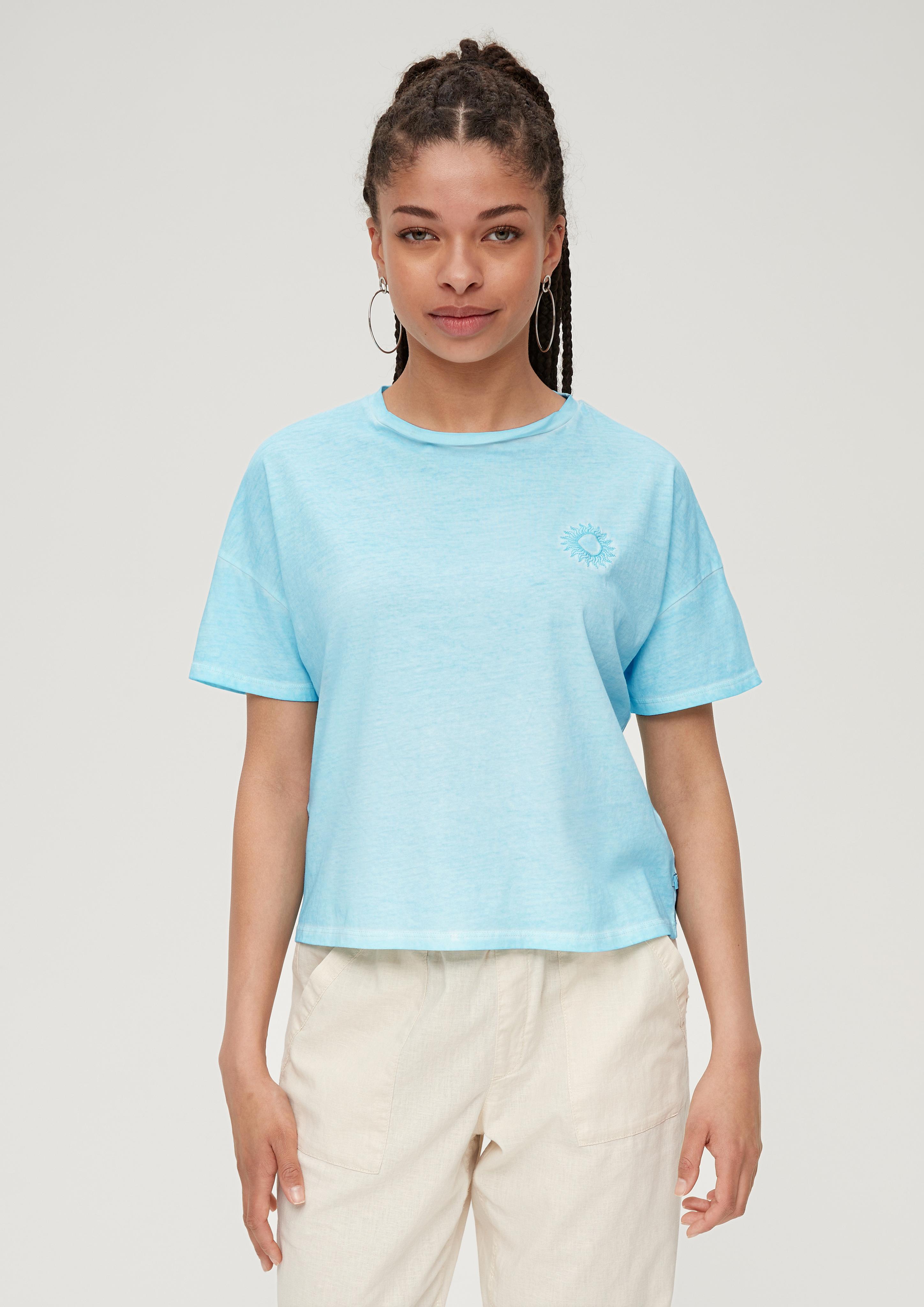 Baumwolllshirt mit Stickerei  2131291-6045