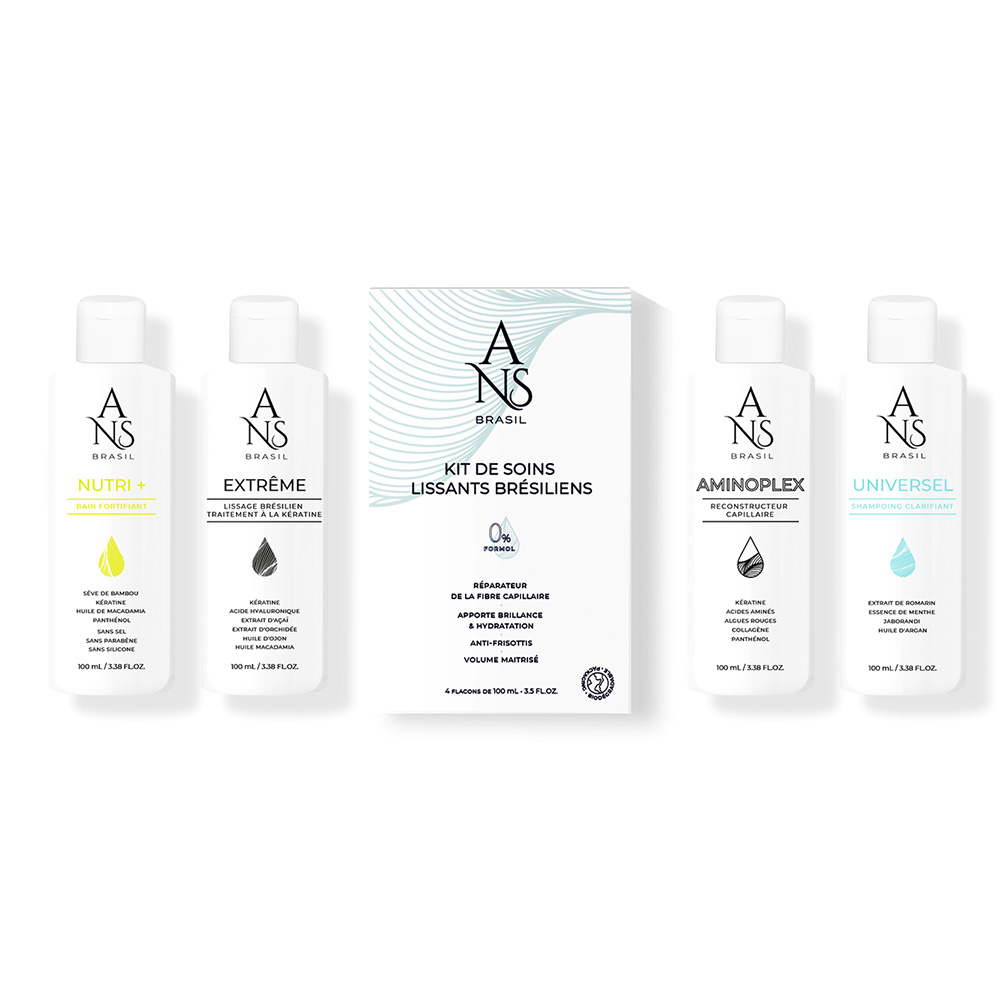 ans brasil De la boucle rédéfinie au lissage brésilien Kit de soins lissants