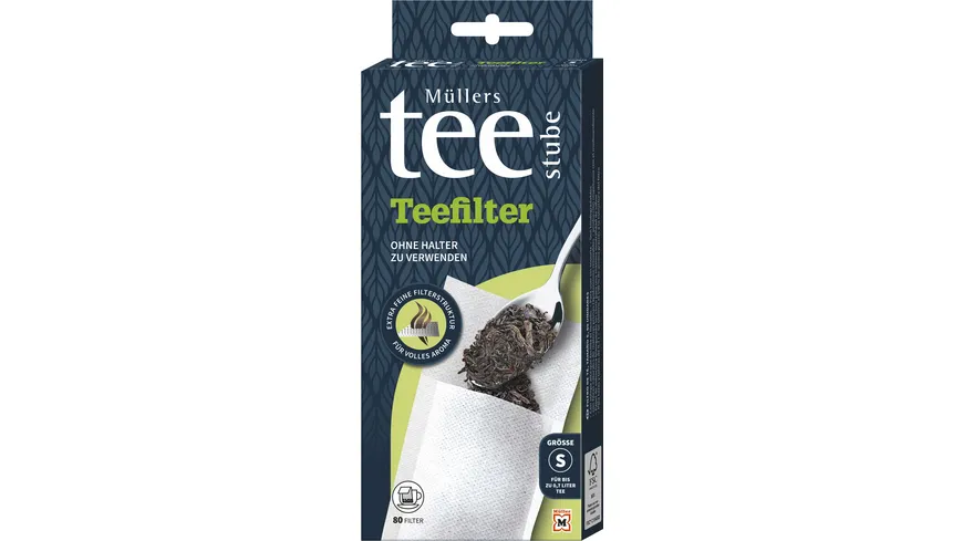 Müllers Teestube Teefilter Größe S