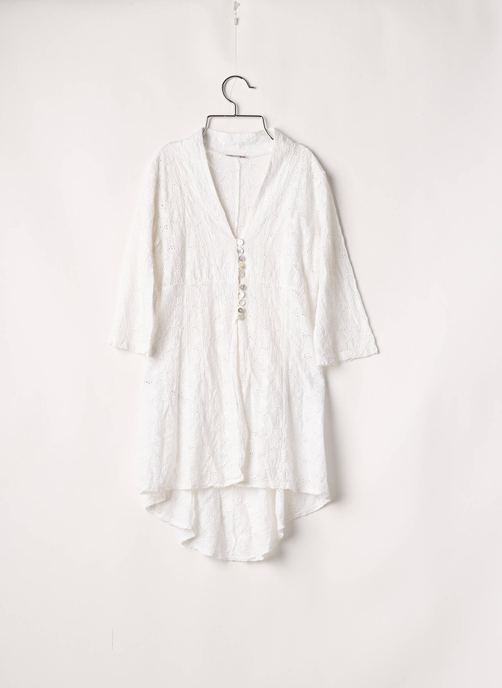 Made In Italy Tuniquemanchelongue Femme couleur blanc
