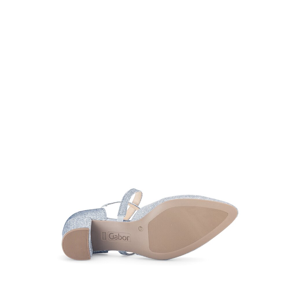 Gabor fashion Spangenpumps blau