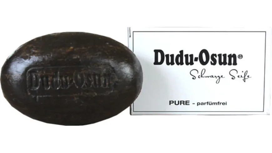 Dudu Osun PURE - Schwarze Seife aus Afrika - parfümfrei 150 g