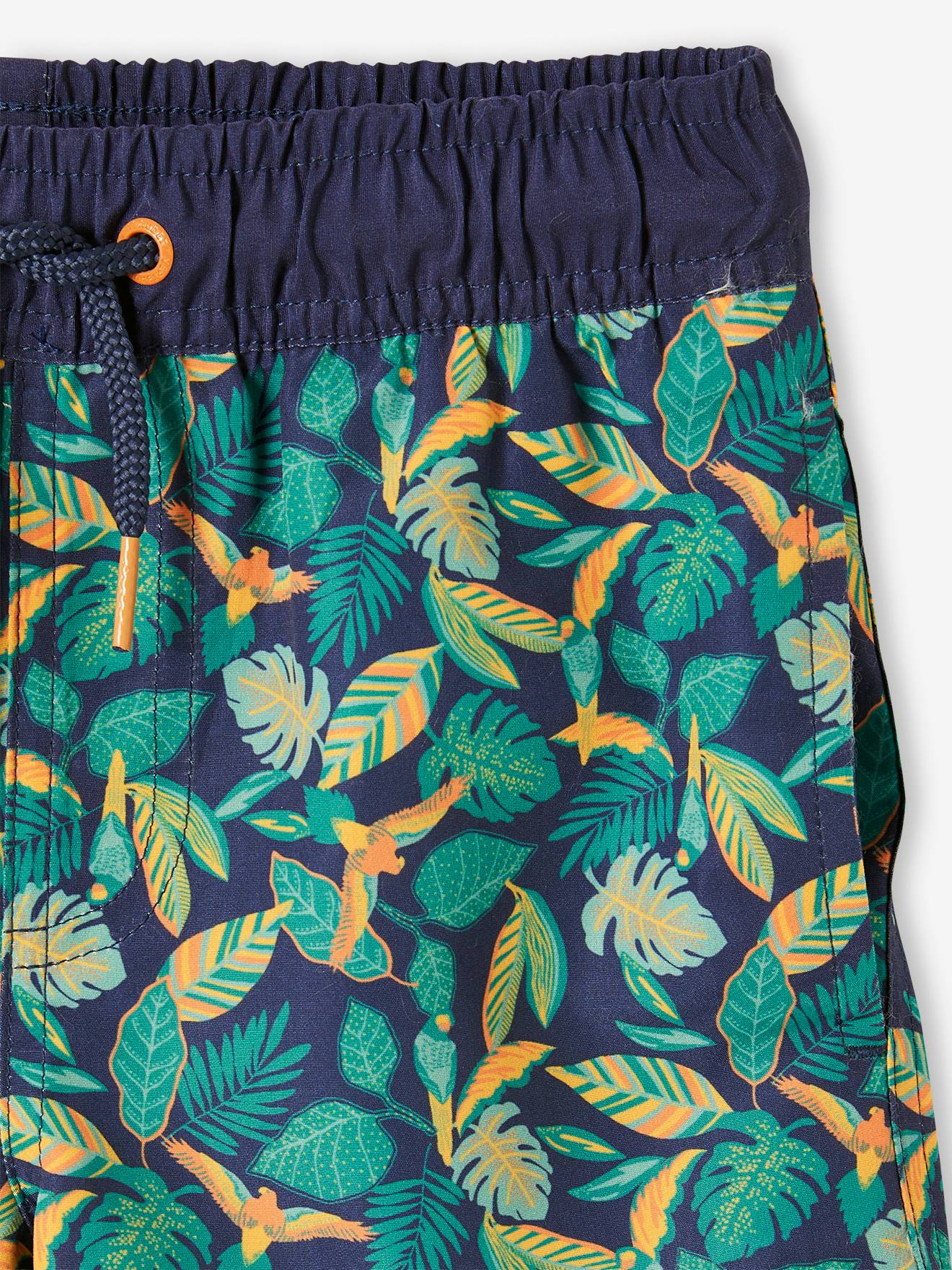 Vertbaudet Jungen Badehose Oeko-Tex - blau bedruckt