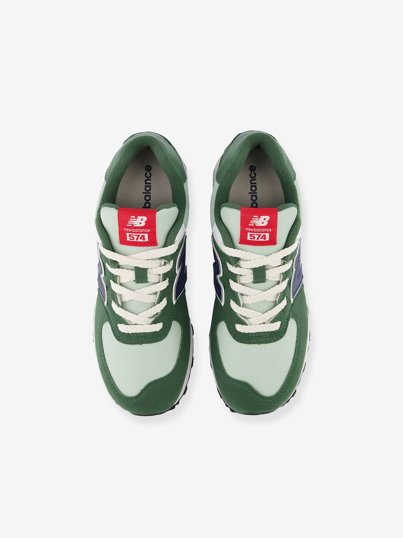 Baskets lacées enfant GC574HGB NEW BALANCE® vert