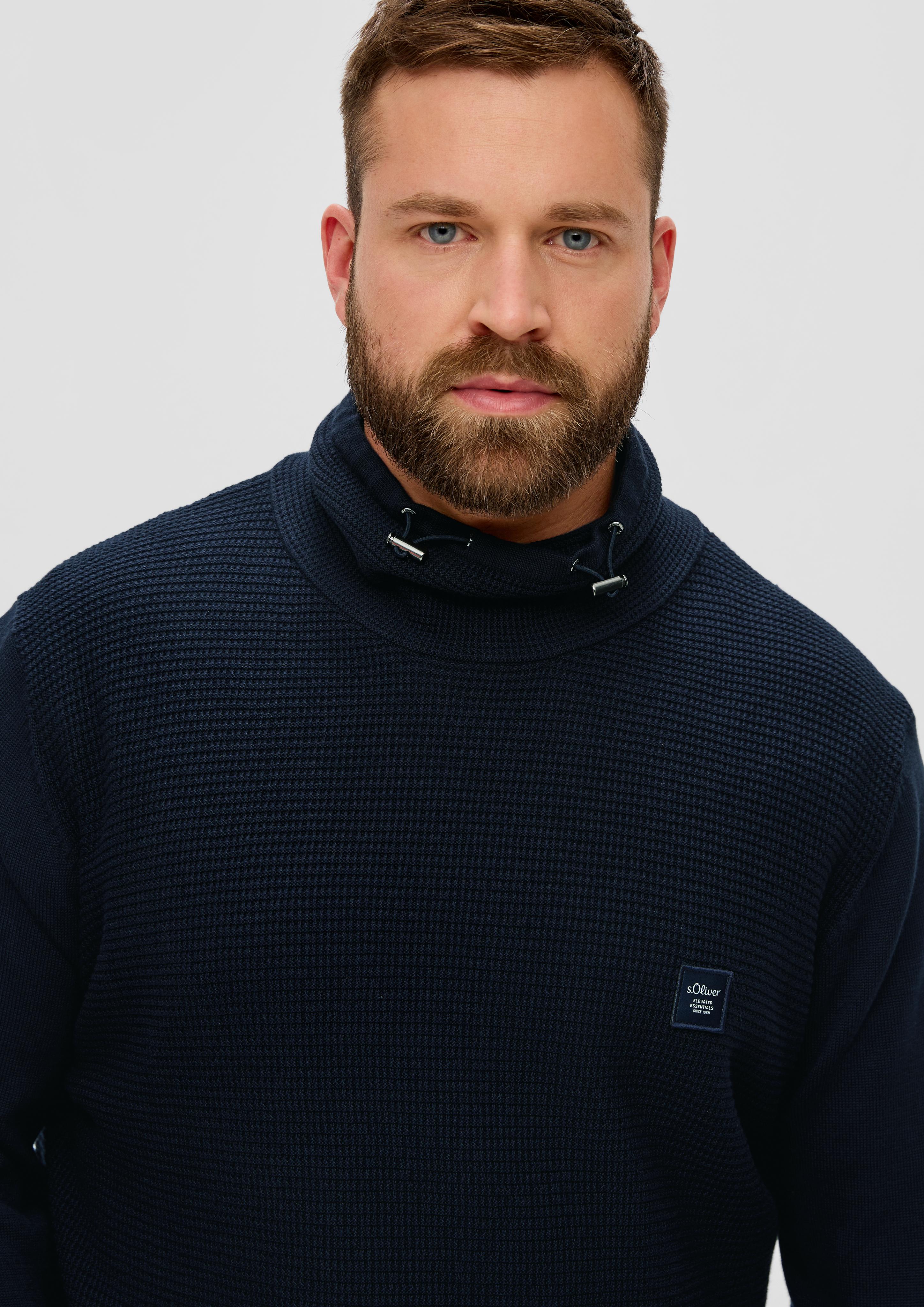 Strickpullover mit Jersey-Ärmeln  2143414-5978
