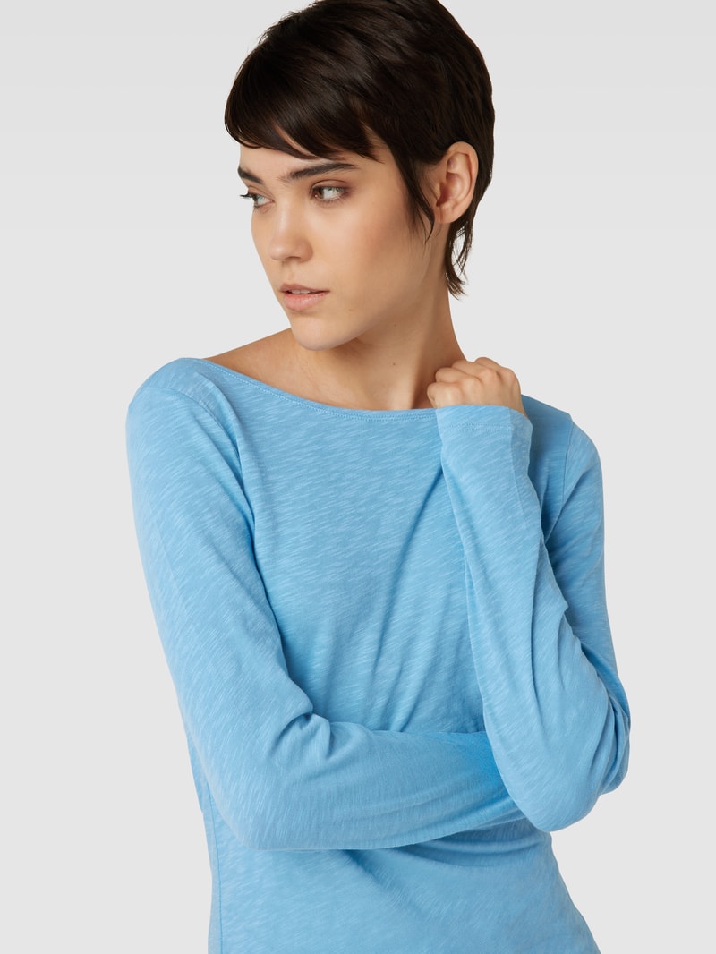 Longsleeve mit Rundhalsausschnitt in hellblau
