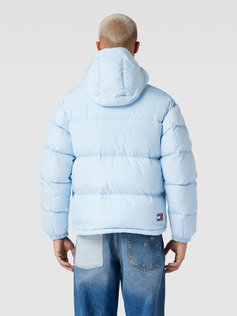 Steppjacke mit Kapuze Modell 'ALASKA' in hellblau