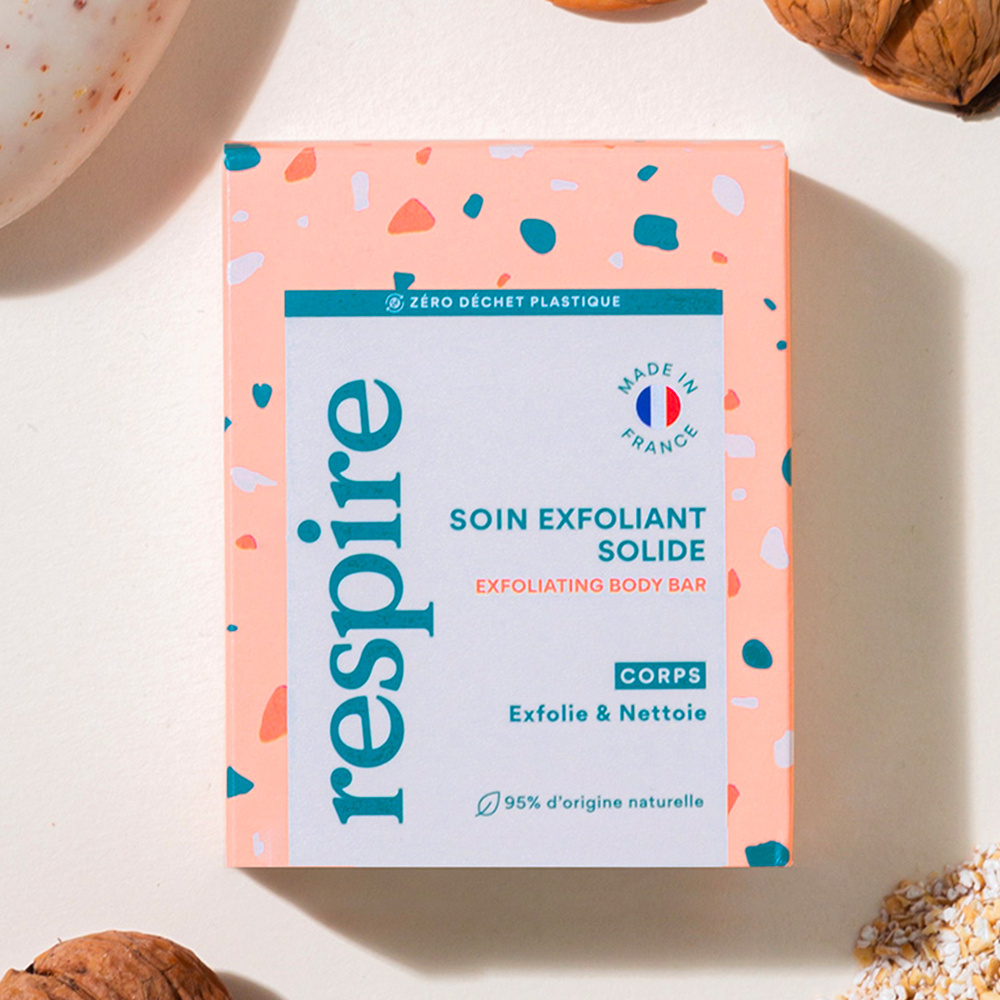 Respire Soin exfoliant solide 100g Soin exfoliant