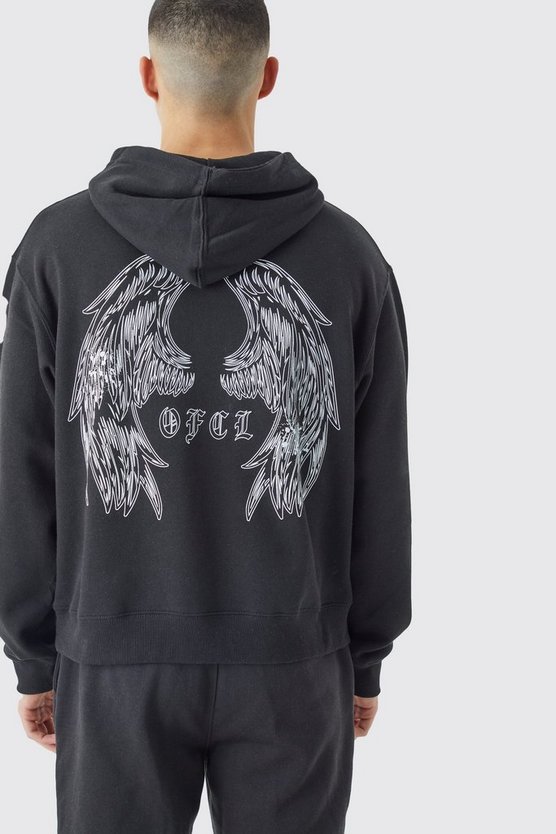 Kastiger Official Trainingsanzug mit geteiltem Saum und Kapuze