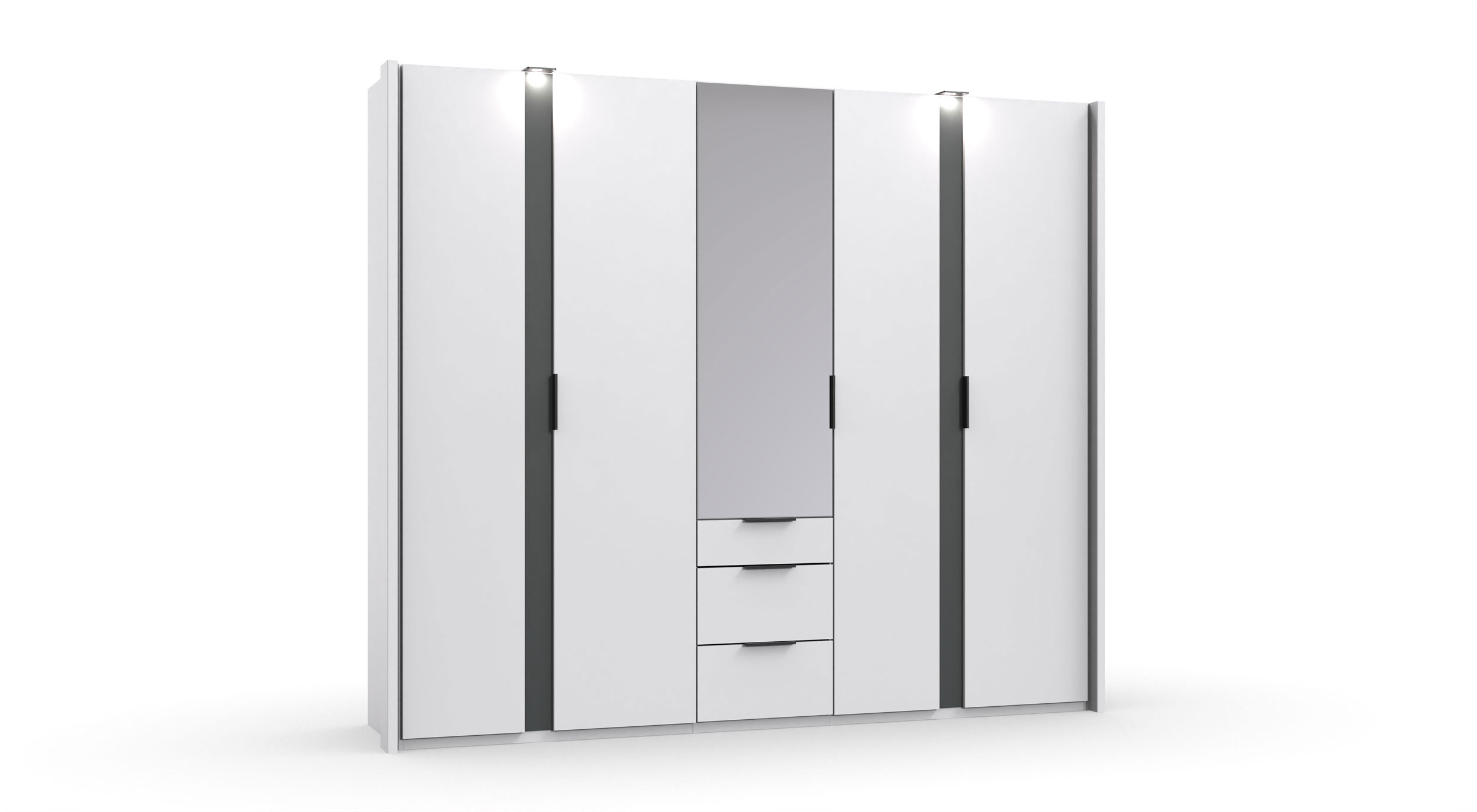 Drehtürenschrank 5-trg.