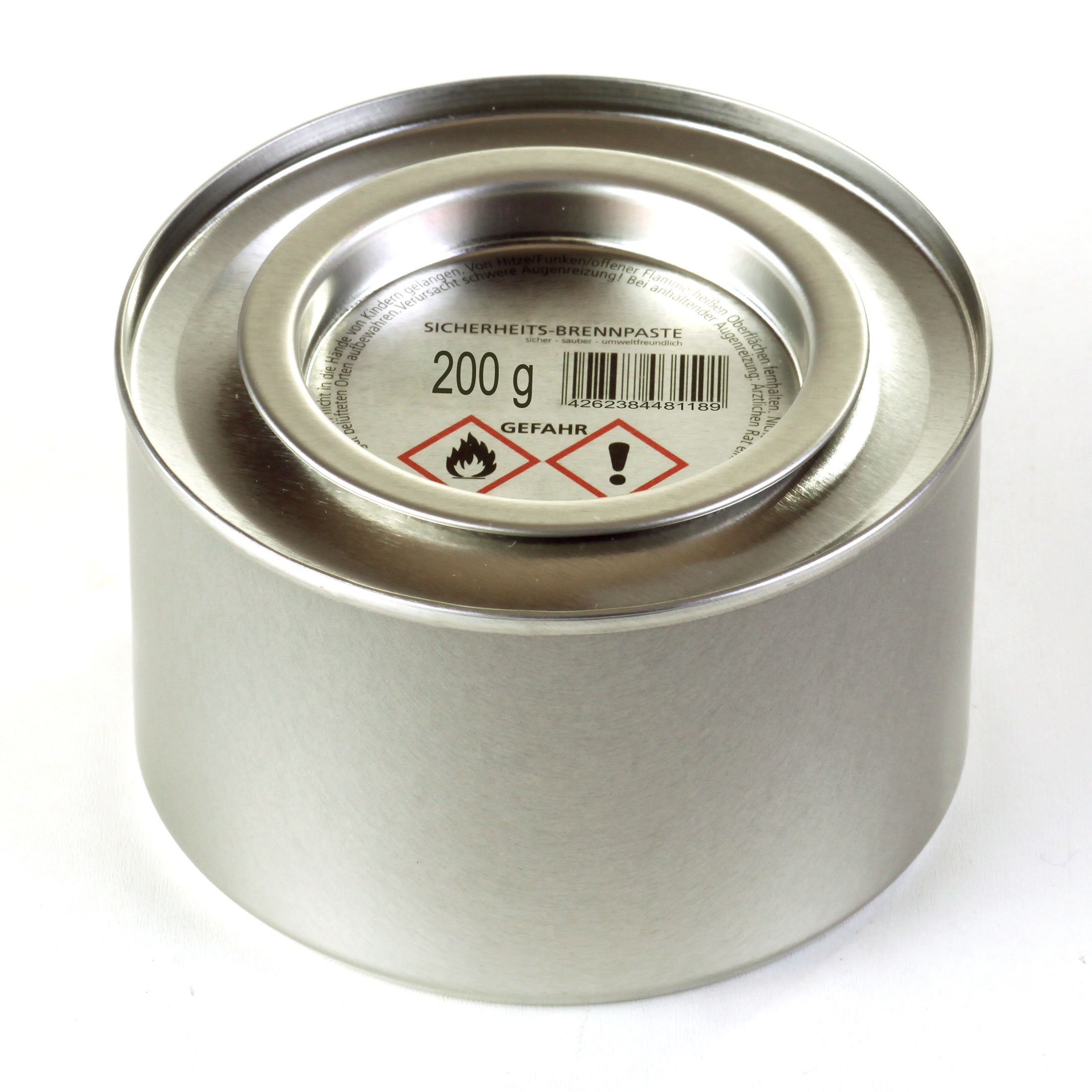 KS-Direkt Brennpaste Sicherheitsbrennpaste Brennpaste in Dosen Brenngel f. Chafing Dishes, 2 kg, 200g Dosen, ohne Hochgiftigen Methanol, deutsche Herstellung
