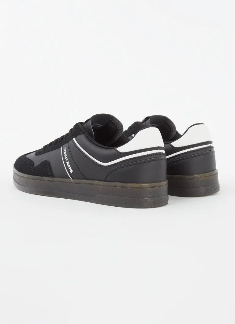 Tommy Hilfiger Retro Cupsole -nahkaiset lenkkarit mokkanahkayksityiskohdilla