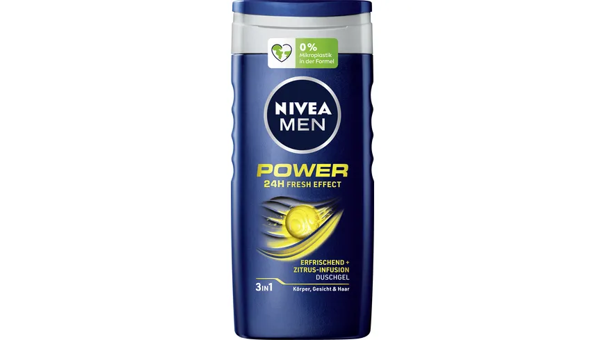 NIVEA MEN Duschgel Power 24H fresh effect 3 in 1 250 ml
