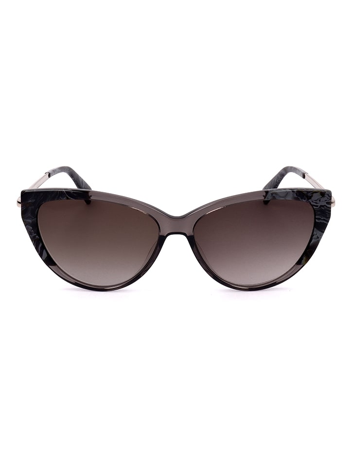Longchamp Damen-Sonnenbrille in Grau-Silber/ Braun günstig kaufen 56