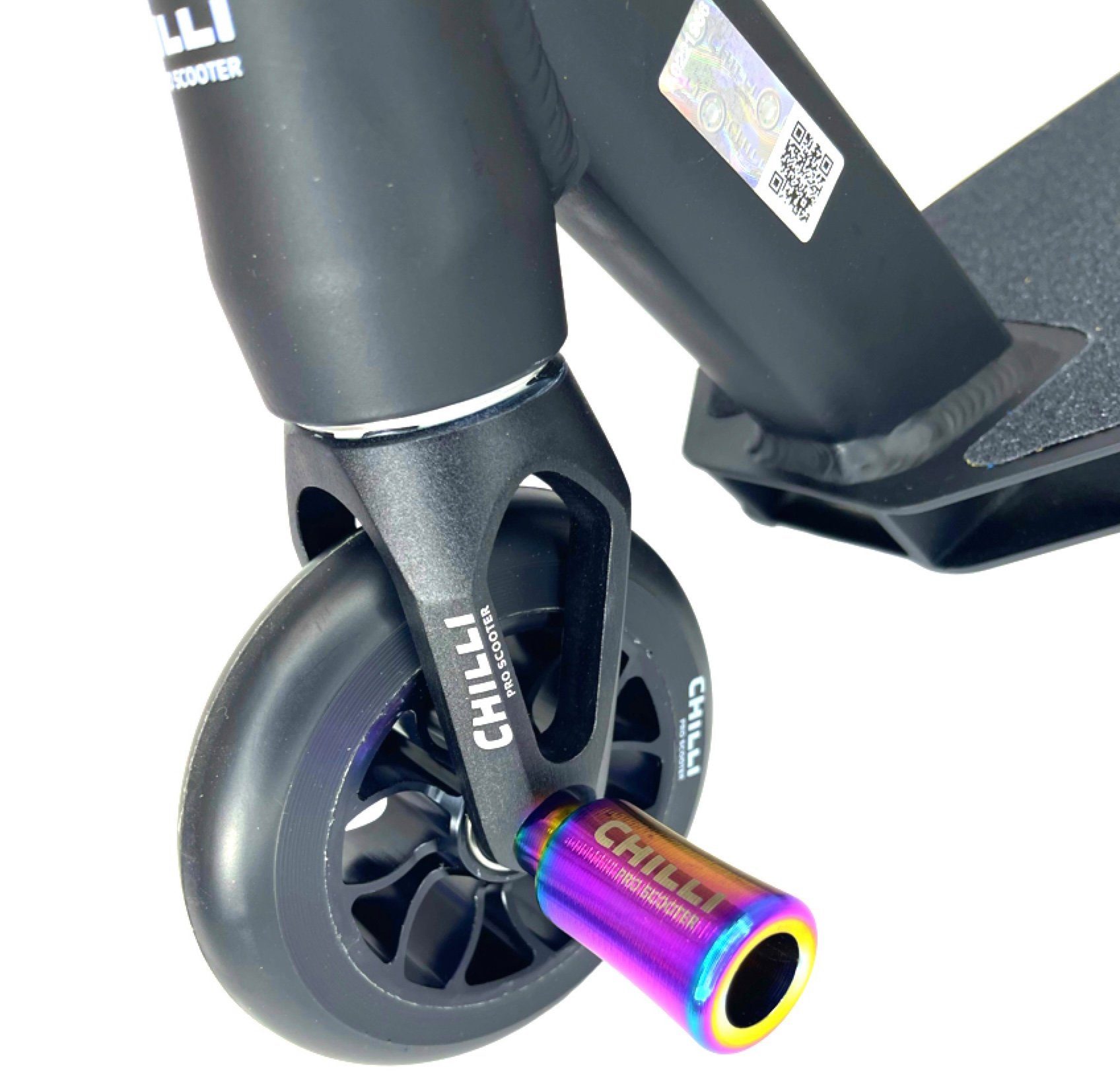 Chilli Stuntscooter Chilli Pro Scooter Stunt-Scooter Pegs Barrel Neochrom