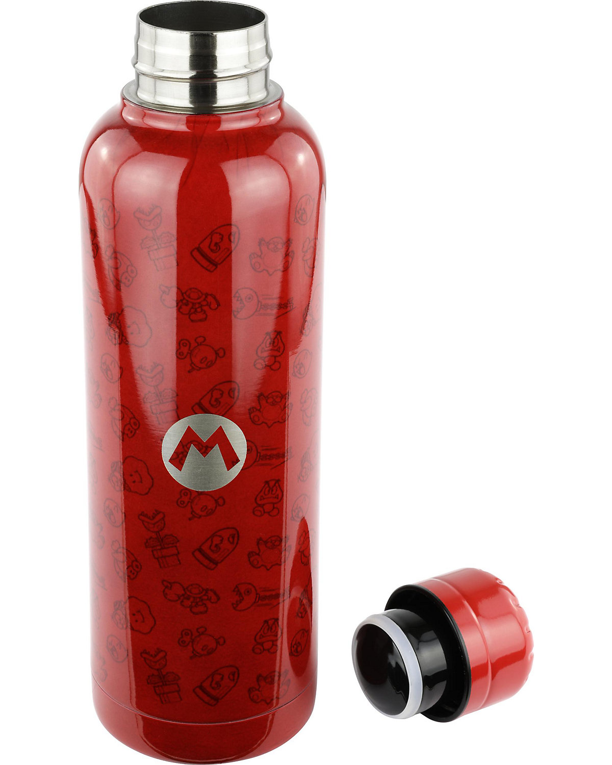 Edelstahl Trinkflasche Super Mario, 515 ml