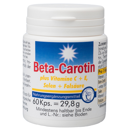 BETA CAROTIN KAPSELN Vitamin C E  60 St  Kapseln