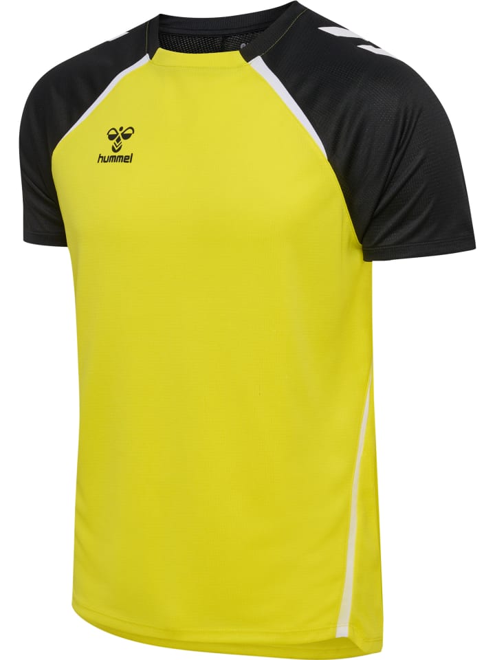 Hummel Hummel T-Shirt Hmllead Herren in BLAZING YELLOW/BLACK günstig kaufen